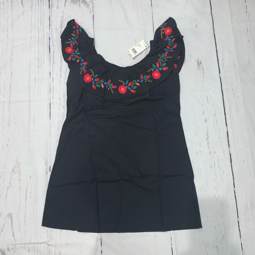 Kenneth Cole embroidered dress cotton cover up